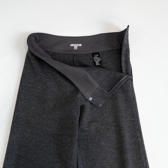 COS Gray Wool Tweed Wide Leg Trousers - Picture 3 of 7